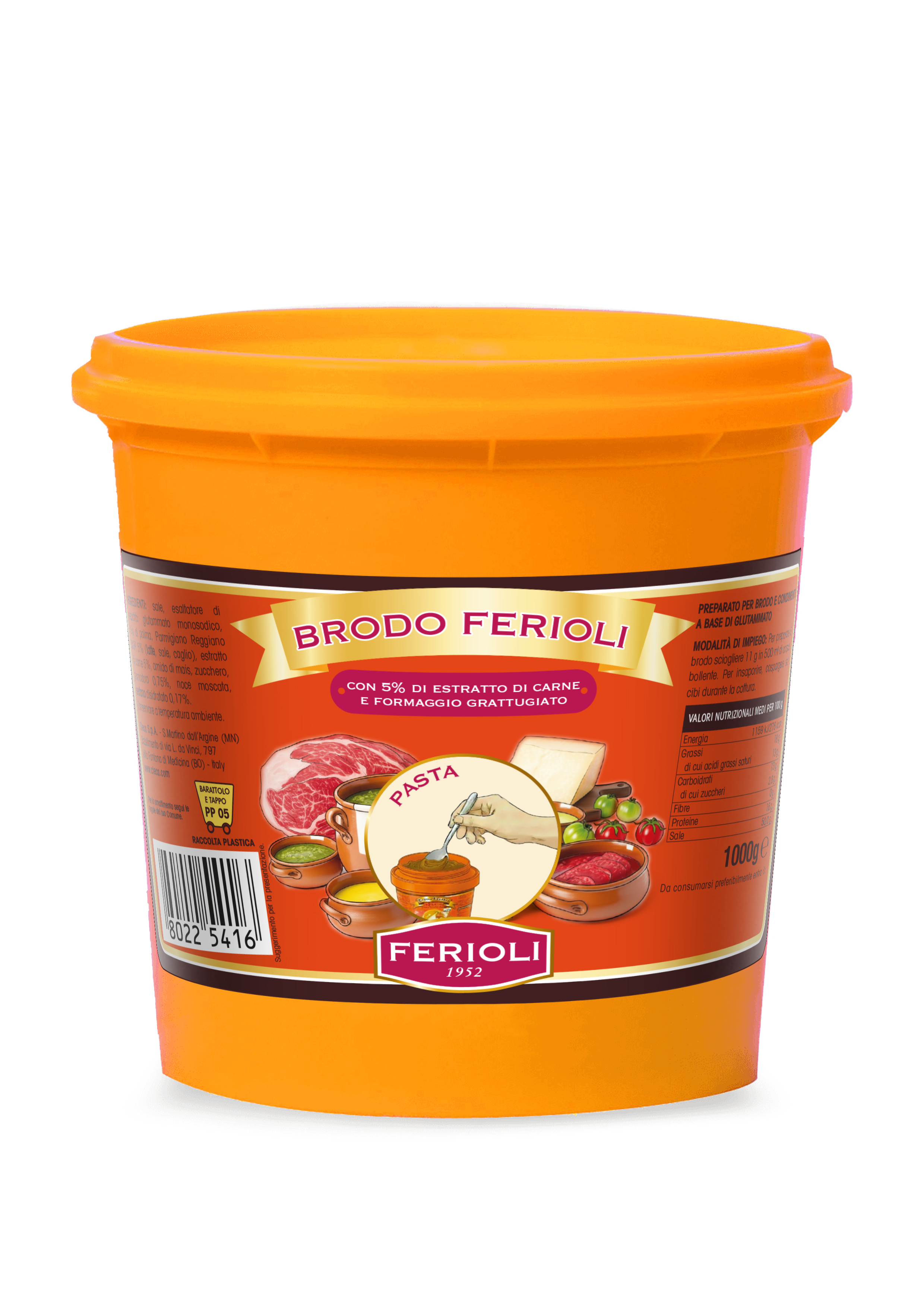 Brodo E.C.5% pasta 1 Kg